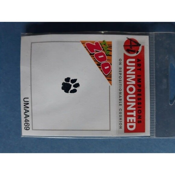 Art Impressions Unmounted Dog Paw Stamp - Picture 1 of 1
